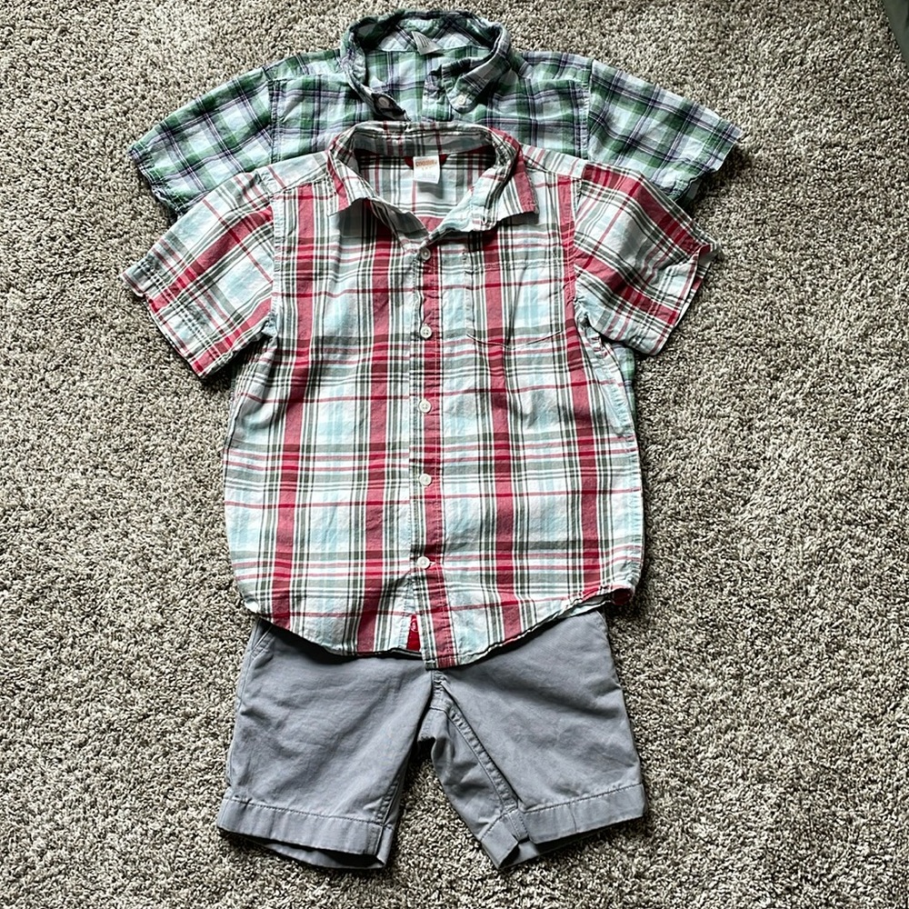 Gymboree shirts (set of 2) with shorts